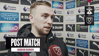 "We Needed To Win This Game" | Southampton 0-1 West Ham | Jarrod Bowen | Post Match Reaction