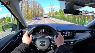 2024 Skoda Scala [ 1.0l 95hp MT5 ] POV Test Drive - part 2 | Consumption information