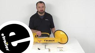 etrailer | Trimax Adjustable Wheel Lock: The Breakdown