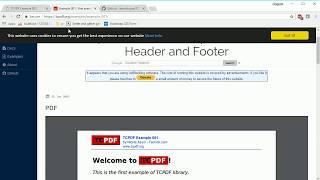 Using tcpdf generate pdf in php part1