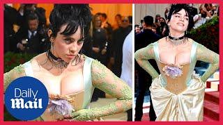 Met Gala 2022: Billie Eilish steals the show in revealing silk corset