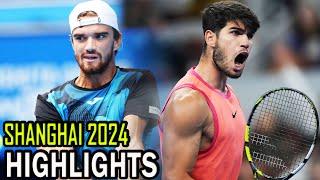 Carlos Alcaraz vs Tomas Machac QF Highlights | Shanghai 2024