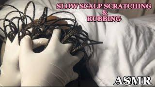 ASMRSlow Intense Scalp Scratching and Aggressive Rubbing For 15mins ,Removing Dandruff and Scraping