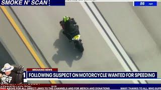 POLICE CHASE OF A MOTORCYCLE IN SOUTH BAY AREA