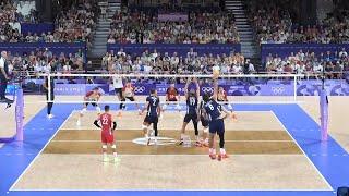 USA Volleyball TJ Defalco in USA - Germany Paris Olympics 2024