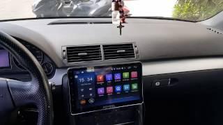 Joying single 1din 10 1'' 2 GB + 32 GB Android Car Stereo Autoradio GPS player installed in Audi A4