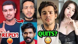 Dhruv Rathee ANGRY REPLY to Elvish Yadav & Abhi and Niyu! | Ashish QUITS?, Thugesh, Hardik Natasa |