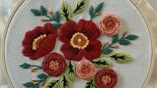 Crosia flower hand embroidery Sana with fashion