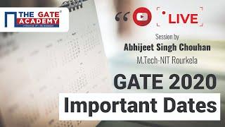 GATE 2020 Important Dates | GATE 2020 Notification | GATE 2020 Exam Date