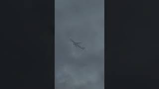 Wow!!! Airplane ️ flying through the clouds ️  ️