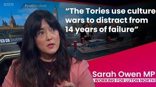 No one wins on 'woke' issues | Politics Live | Sarah Owen MP