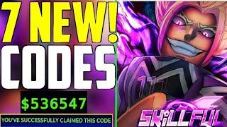 NEW* CODES UPDATE 2  SKILLFUL! ROBLOX SKILLFUL CODES