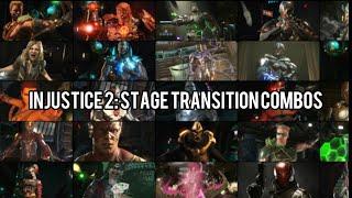 Injustice 2: Stage Transition Combos for all Characters