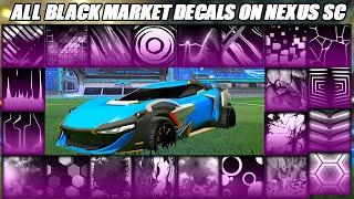 All Black Market Decals On Nexus SC - Rocket League Showcase