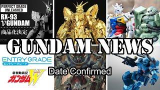 MORE Gunpla & Figure Announcements, GQX Anime Date, P-Bandai Retail!?, KFC, And More [Gundam News]