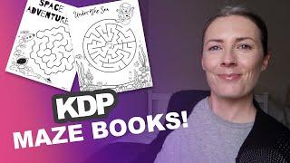 Create Kid's Maze Puzzle Books To Sell On Amazon KDP