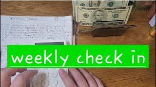 Weekly Check In | Tracking Our Spending | Cash Unstuffing