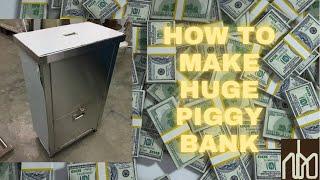 How to make a Huge Piggy Bank | Stainless Steel | MB Steel Enterprise  | Argon Welding