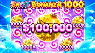 HE HIT THE INSANE $100,000 SWEET BONANZA 1000 WIN!