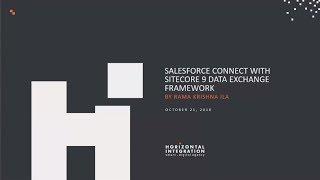 Salesforce CRM integration with Sitecore 9 using Sitecore Connect