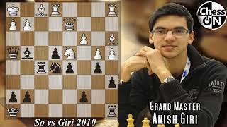 Game of the Day! Great attack with black pieces by Anish Giri