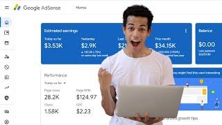 AdSense Loading Payment Received || How to Earn Money with Google AdSense New Update 2024