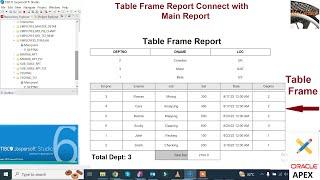 How to Create Table Frame Report in Jasper Report / Jasper Report Server | Mr Gactack
