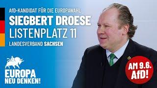 Siegbert Droese: „Weniger EU ist mehr Europa!“