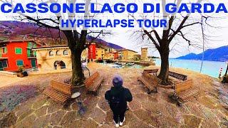 [4K]  CASSONE, LAGO DI GARDA ITALY | HYPERLAPSE PREVIEW TOUR