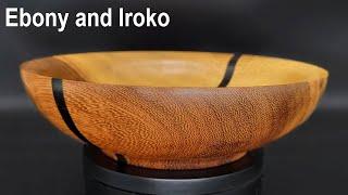 I walked away from this - IROKO and EBONY Woodturning