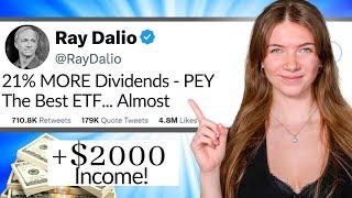 21% MORE Dividends than SCHD - PEY- Almost the Best ETF (ER)