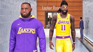 NBA 2K23 My Career - 1ST GAME With LEBRON & LAKERS! (Inside-Out Scorer) Next Gen
