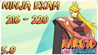 Naruto Online 5.0: Ninja Exam 216 - 220 | Wind Main (Breeze Dancer)