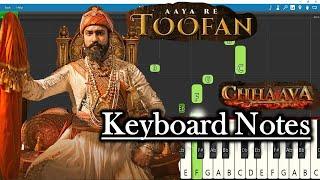 Aaya Re Toofan Song Keyboard Notes |  A. R. Rahman | Vicky Kaushal | Chhaava