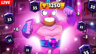 АПАЕМ ПРИМАТА В СОЛО ШД НА 35 РАНГ 1000+⭐СТРИМ BRAWL STARS⭐