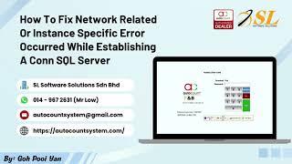 How To Fix Network Related Or Instance Specific Error Occurred While Establishing A Conn SQL Server