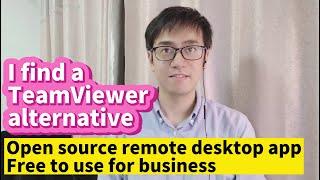 I find a TeamViewer alternative app remote desktop connection tool free to use for business free rdp