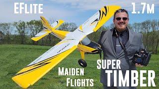 E-flite - Super Timber - 1.7m - 3X Maiden Flights