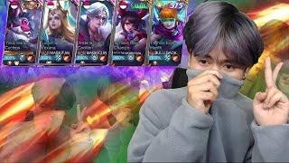 META 5 MAGE + 5 FLAMESHOT LAND OF DAWN AUTO MELEDAK - Mobile legends