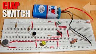 Clap switch Circuit using 555 Timer IC