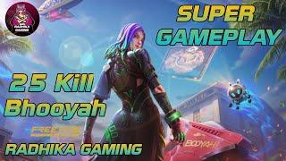  Free Fire Max Garena Gameplay 25 kill Bhooyah radhika gaming 