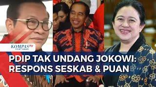 PDIP Tak Undang Jokowi di Rakernas! Ini Kata Seskab Pramono Anung & Puan Maharani