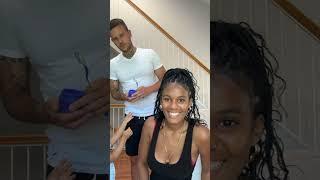 Seeing if my husband can style my edges lol #couple #relationship #marriage #family #familyvlog