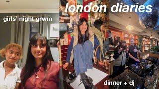 london diaries | girls' night, dinner, book signing