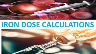Iron Formulations and Dose Calculations