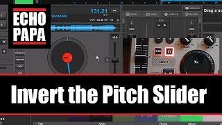 Virtual DJ 8: Invert Pitch Slider