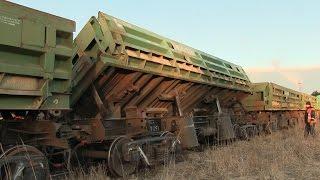 Выгрузка думпкара на ст. Пярну-Грузовая / Emptying a dumpcar at Pärnu-Freight station