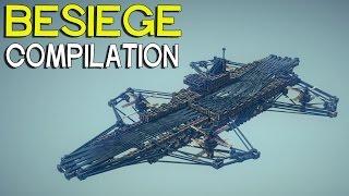 ►Besiege Compilation - Interesting flying machines