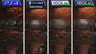 Atomic Heart | PS4 - Steam Deck - Xbox Series S/X | Steam Deck Focused Graphics Comparison