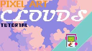 How to draw Clouds in Pixel Art | Pixel Art Tutorial